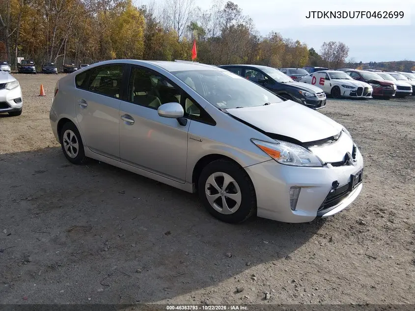 TOYOTA PRIUS 2015, VIN JTDKN3DU7F0462699