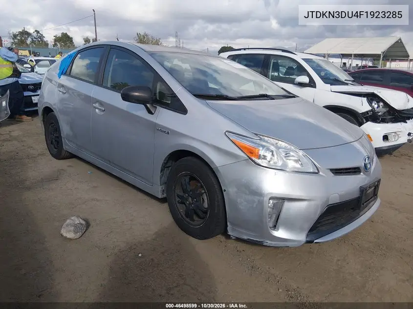 TOYOTA PRIUS 2015, VIN JTDKN3DU4F1923285