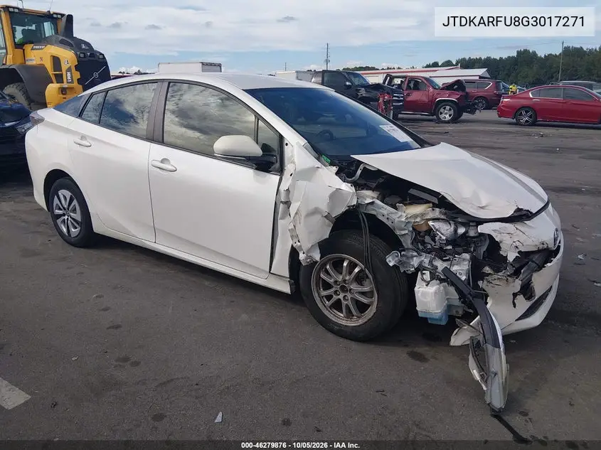 TOYOTA PRIUS 2016, VIN JTDKARFU8G3017271