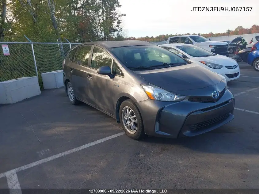 TOYOTA PRIUS 2017, VIN JTDZN3EU9HJ067157