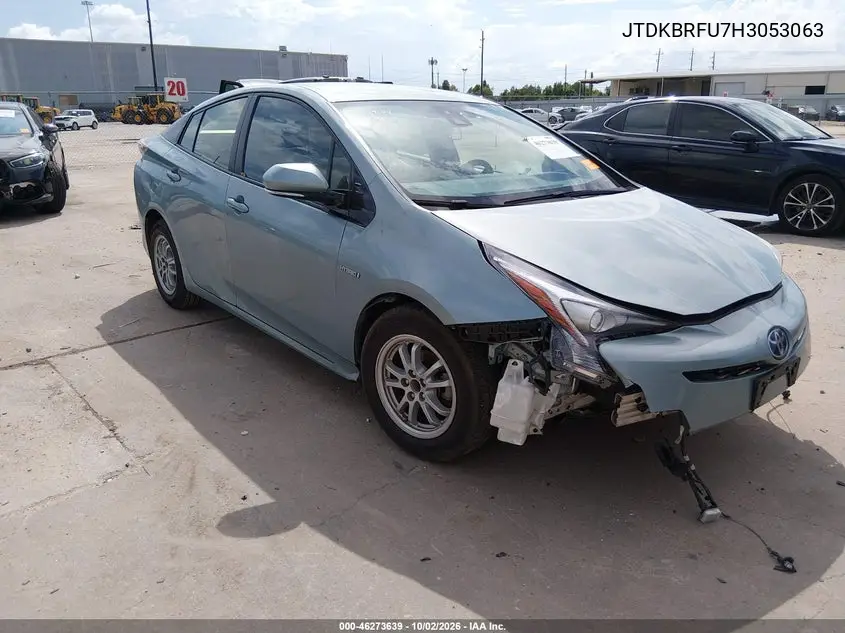 TOYOTA PRIUS 2017, VIN JTDKBRFU7H3053063