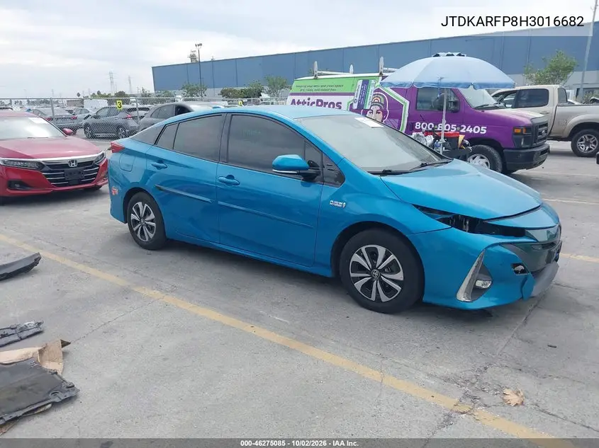 TOYOTA PRIUS 2017, VIN JTDKARFP8H3016682