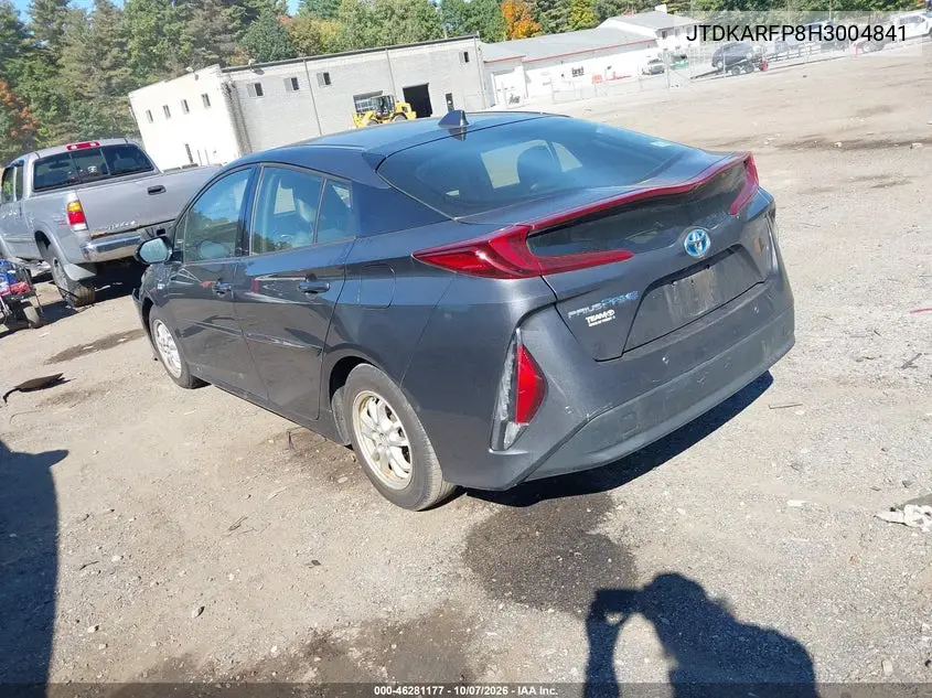 2017 TOYOTA PRIUS VIN JTDKARFP8H3004841 — фото 3