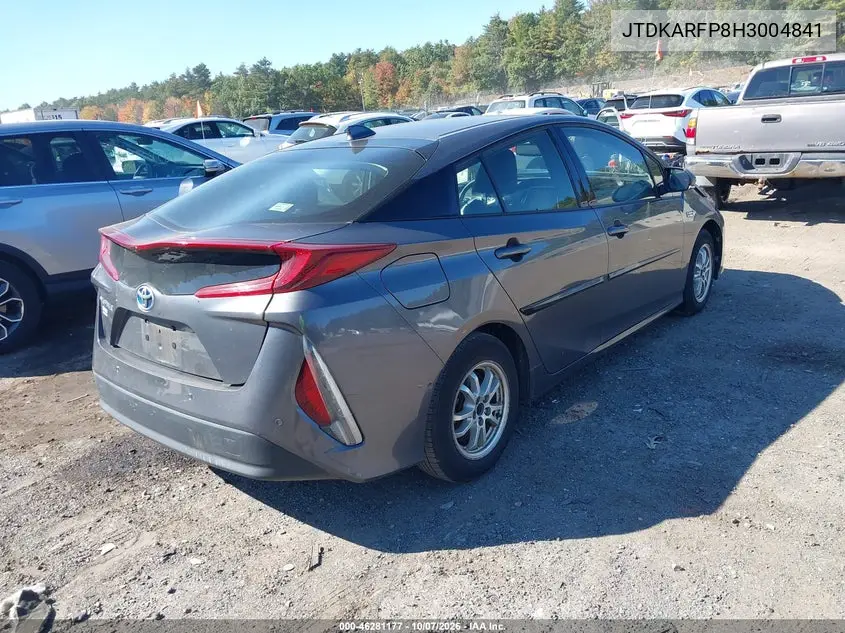 2017 TOYOTA PRIUS VIN JTDKARFP8H3004841 — фото 4