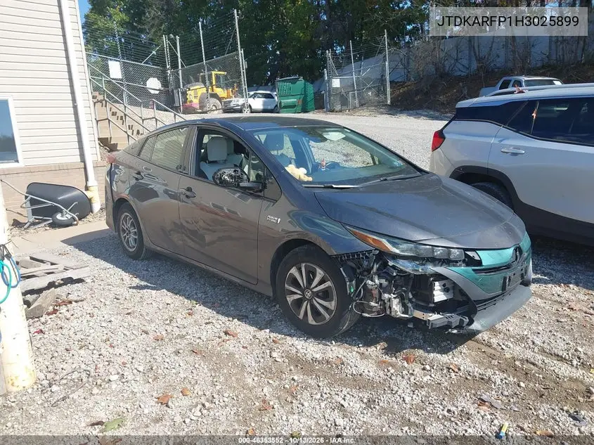 TOYOTA PRIUS 2017, VIN JTDKARFP1H3025899