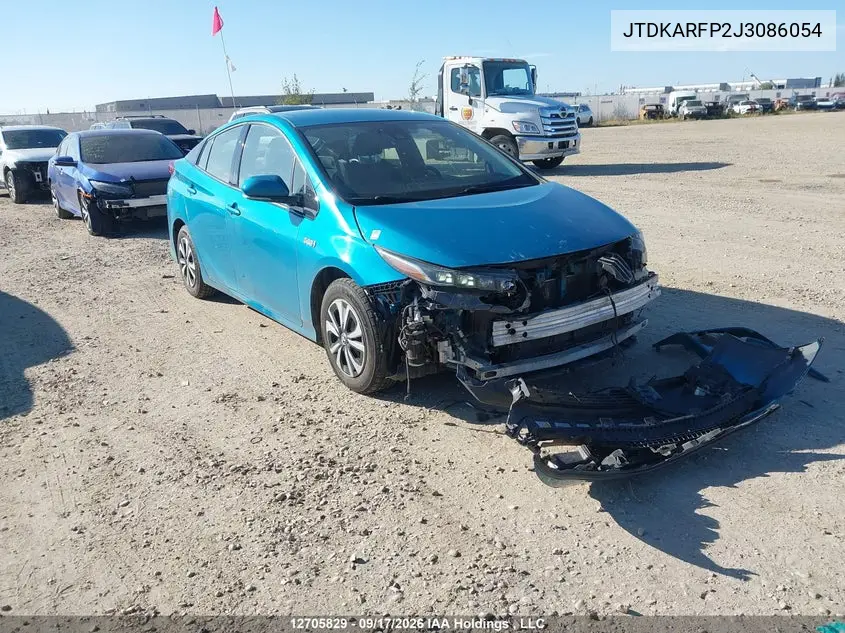 TOYOTA PRIUS 2018, VIN JTDKARFP2J3086054
