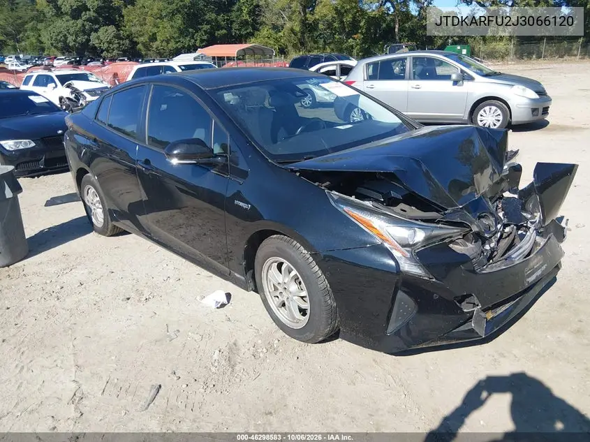 TOYOTA PRIUS 2018, VIN JTDKARFU2J3066120