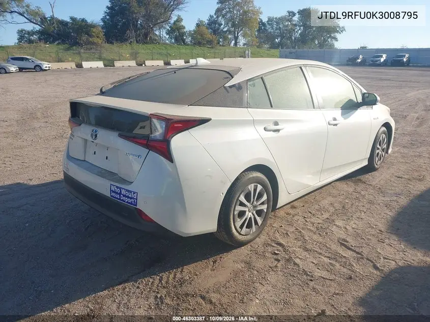 2019 TOYOTA PRIUS VIN JTDL9RFU0K3008795 — фото 4