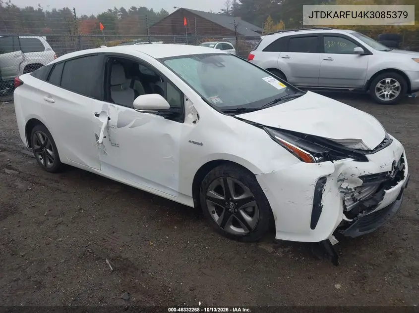 TOYOTA PRIUS 2019, VIN JTDKARFU4K3085379