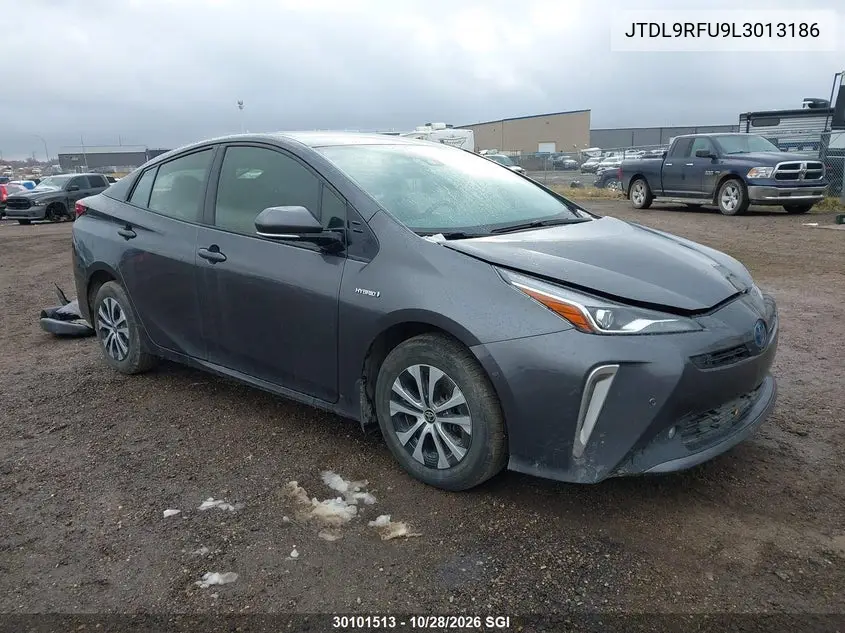 TOYOTA PRIUS 2020, VIN JTDL9RFU9L3013186