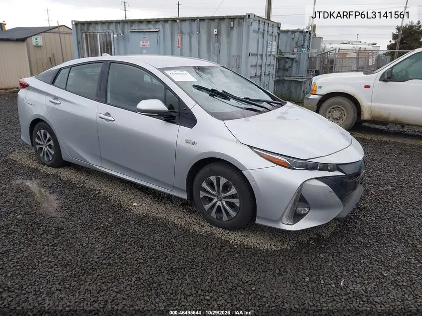 TOYOTA PRIUS 2020, VIN JTDKARFP6L3141561