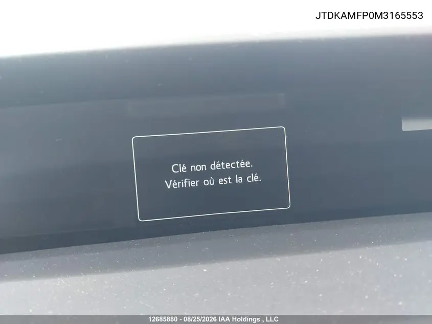 2021 TOYOTA PRIUS VIN JTDKAMFP0M3165553 — фото 7
