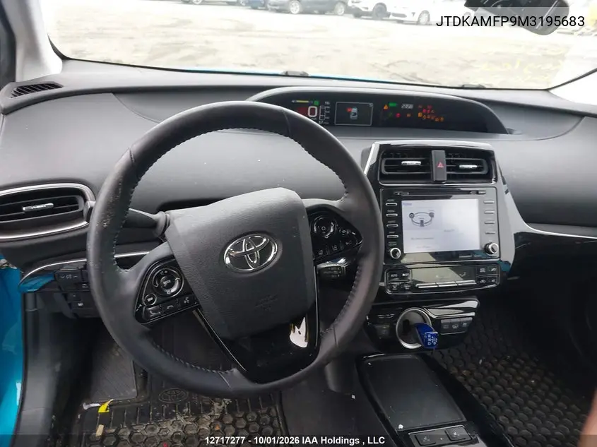 2021 TOYOTA PRIUS VIN JTDKAMFP9M3195683 — фото 19