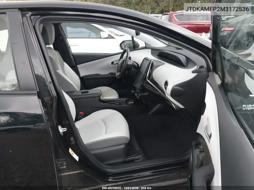 2021 TOYOTA PRIUS VIN JTDKAMFP2M3172536 — фото 5