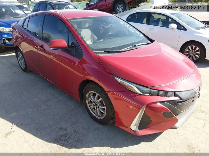 TOYOTA PRIUS 2021, VIN JTDKAMFP4M3182047