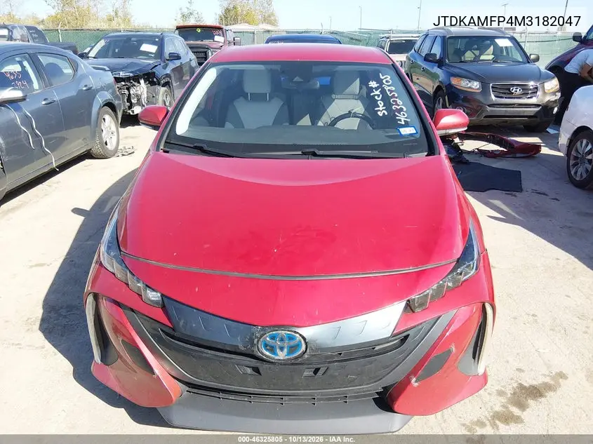 2021 TOYOTA PRIUS VIN JTDKAMFP4M3182047 — фото 13