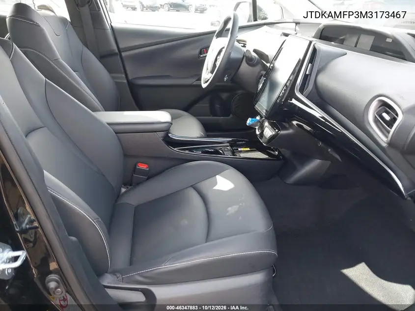 2021 TOYOTA PRIUS VIN JTDKAMFP3M3173467 — фото 5