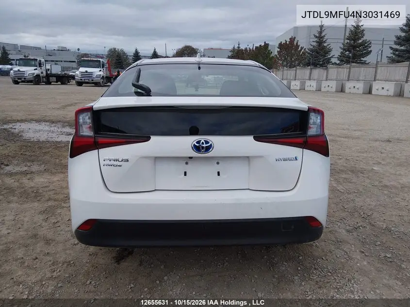 2022 TOYOTA PRIUS VIN JTDL9MFU4N3031469 — фото 17
