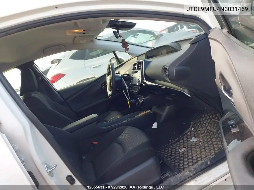 2022 TOYOTA PRIUS VIN JTDL9MFU4N3031469 — фото 5