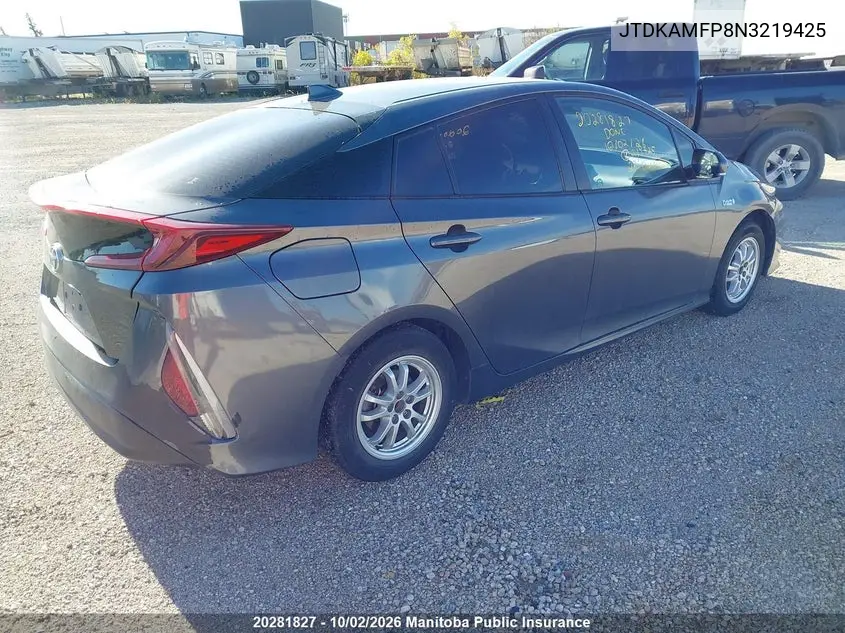 2022 TOYOTA PRIUS VIN JTDKAMFP8N3219425 — фото 4