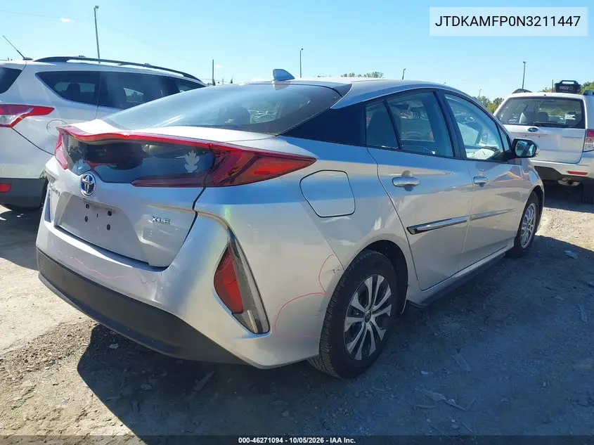 2022 TOYOTA PRIUS VIN JTDKAMFP0N3211447 — фото 4