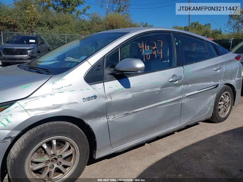2022 TOYOTA PRIUS VIN JTDKAMFP0N3211447 — фото 6