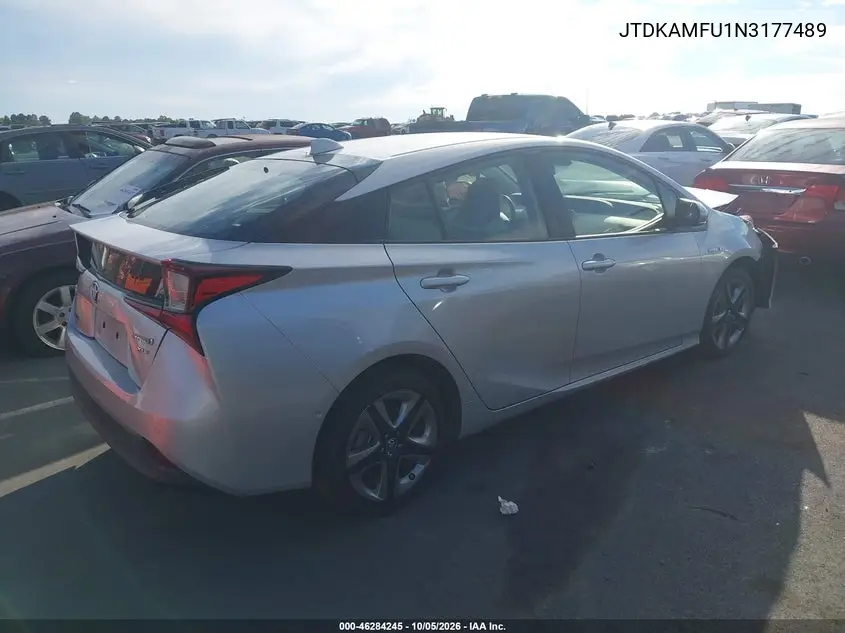 2022 TOYOTA PRIUS VIN JTDKAMFU1N3177489 — фото 4