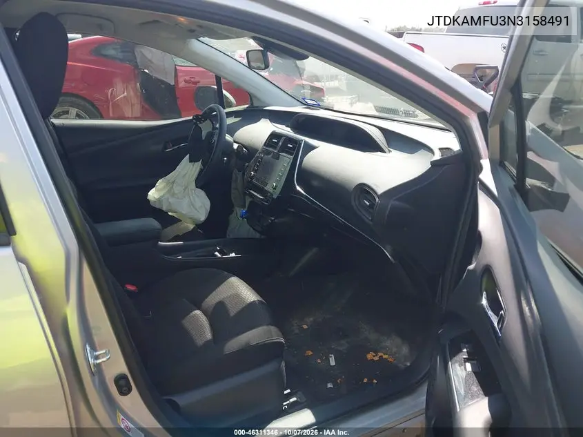 2022 TOYOTA PRIUS VIN JTDKAMFU3N3158491 — фото 5