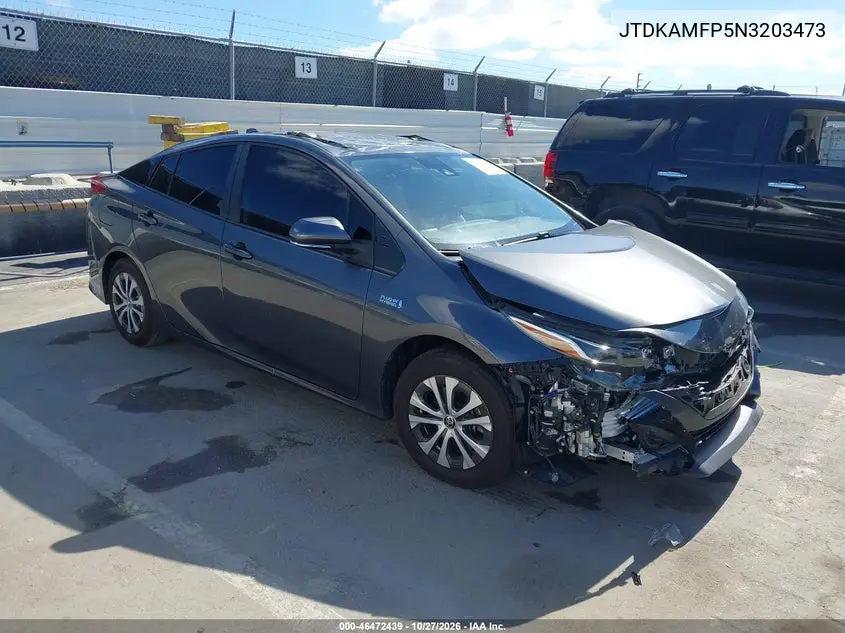TOYOTA PRIUS 2022, VIN JTDKAMFP5N3203473