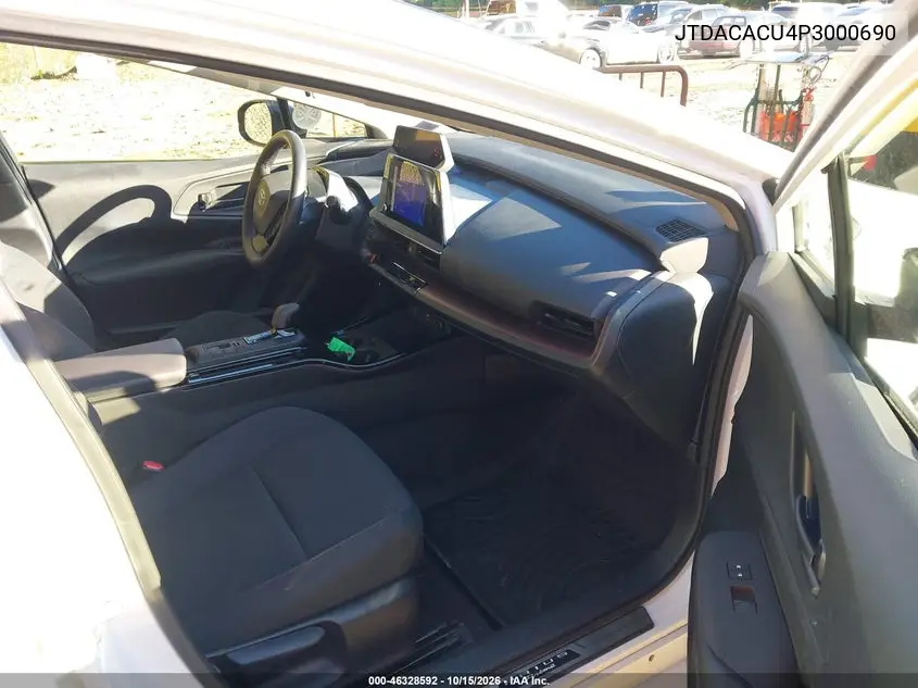 2023 TOYOTA PRIUS VIN JTDACACU4P3000690 — фото 5