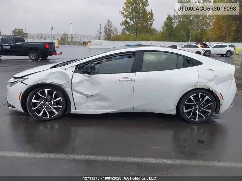 2024 TOYOTA PRIUS VIN JTDACACU6R3016098 — фото 15