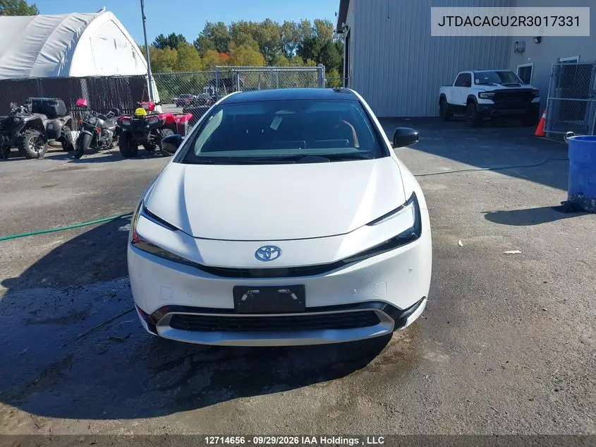 2024 TOYOTA PRIUS VIN JTDACACU2R3017331 — фото 12