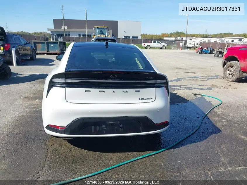 2024 TOYOTA PRIUS VIN JTDACACU2R3017331 — фото 16