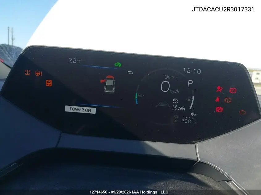 2024 TOYOTA PRIUS VIN JTDACACU2R3017331 — фото 7