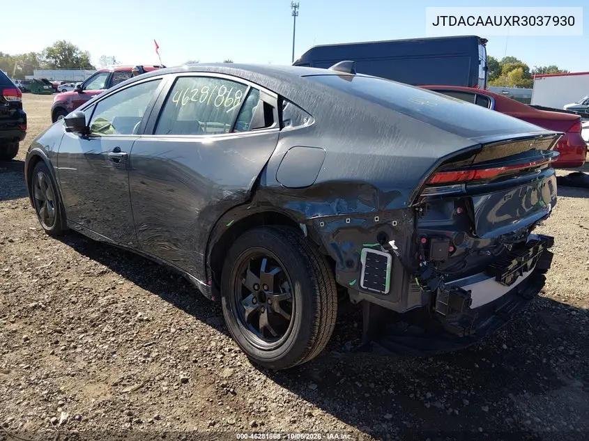 2024 TOYOTA PRIUS VIN JTDACAAUXR3037930 — фото 3