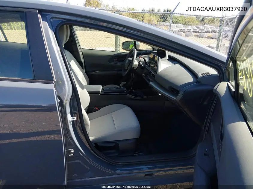 2024 TOYOTA PRIUS VIN JTDACAAUXR3037930 — фото 5