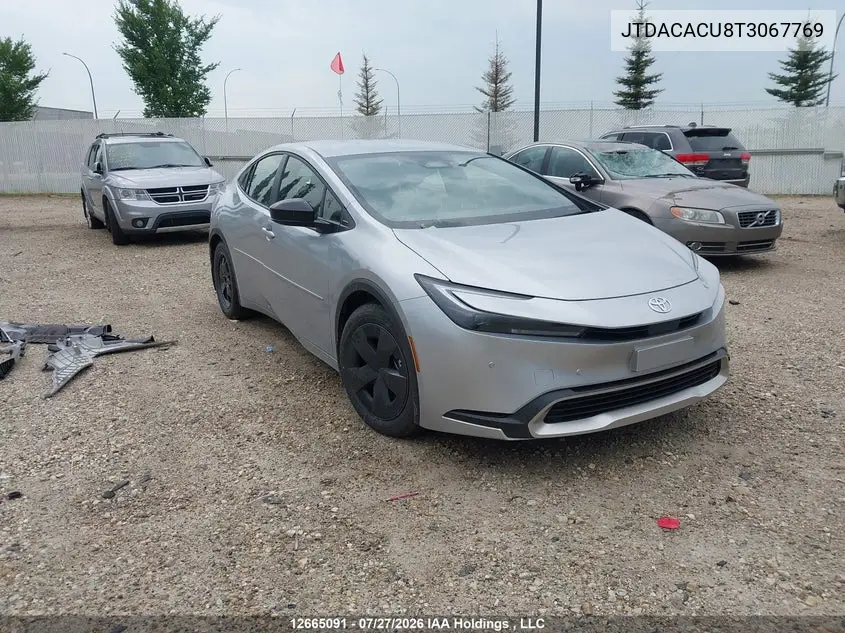 TOYOTA PRIUS 2026, VIN JTDACACU8T3067769