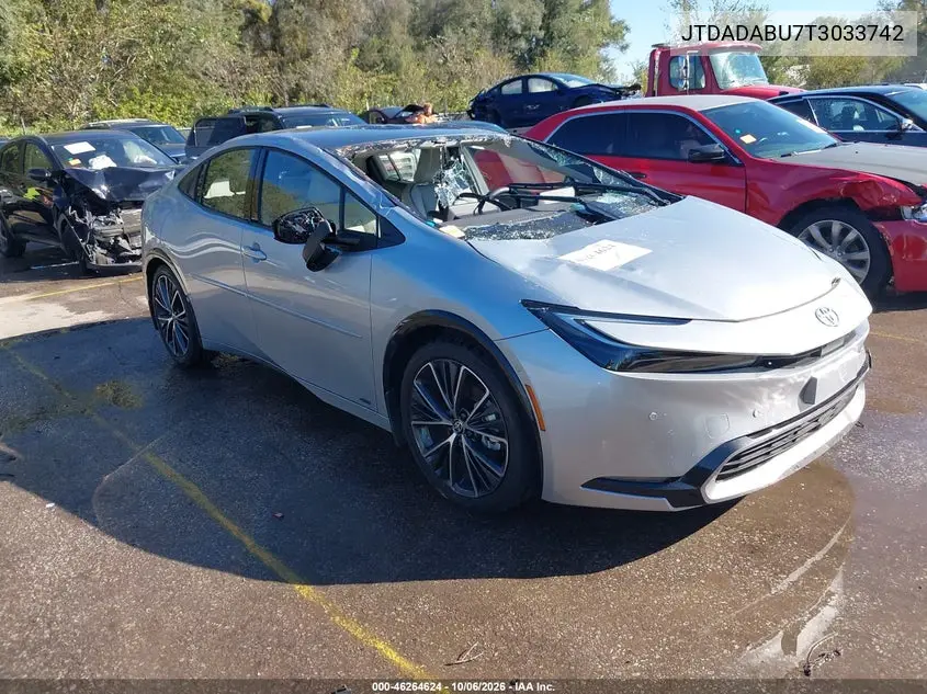 TOYOTA PRIUS 2026, VIN JTDADABU7T3033742