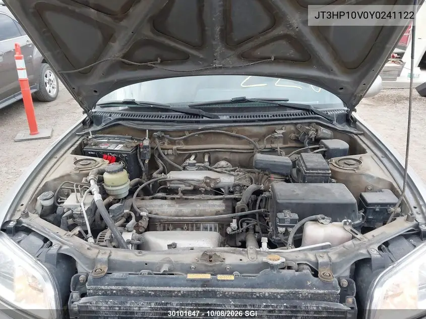 2000 TOYOTA RAV 4 VIN JT3HP10V0Y0241122 — фото 10