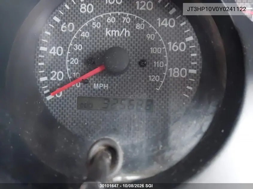 2000 TOYOTA RAV 4 VIN JT3HP10V0Y0241122 — фото 13