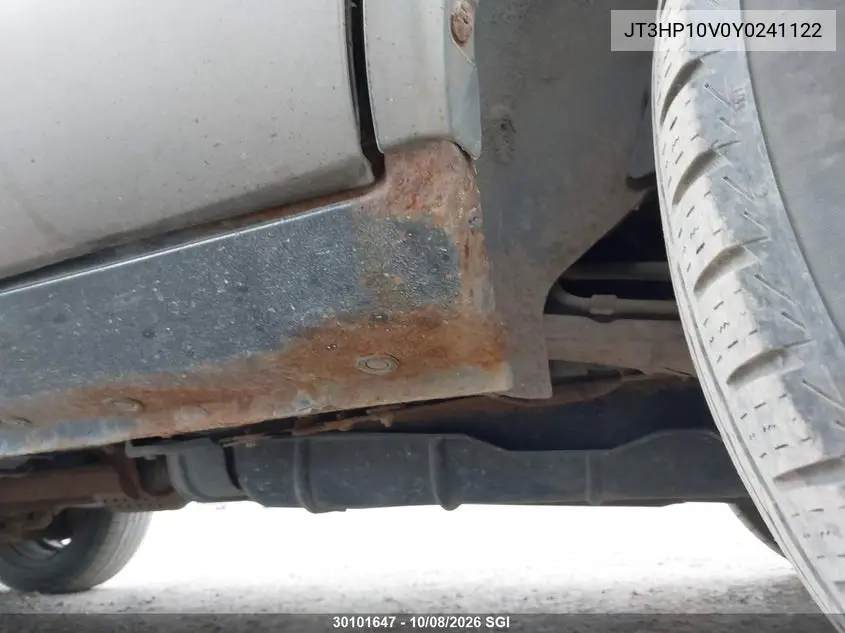 2000 TOYOTA RAV 4 VIN JT3HP10V0Y0241122 — фото 14