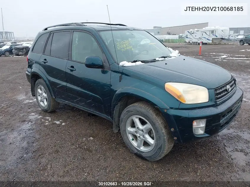 TOYOTA RAV 4 2001, VIN JTEHH20V210068185