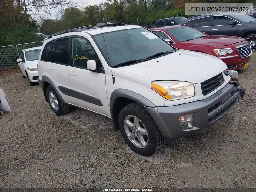 TOYOTA RAV 4 2001, VIN JTEHH20V210076822