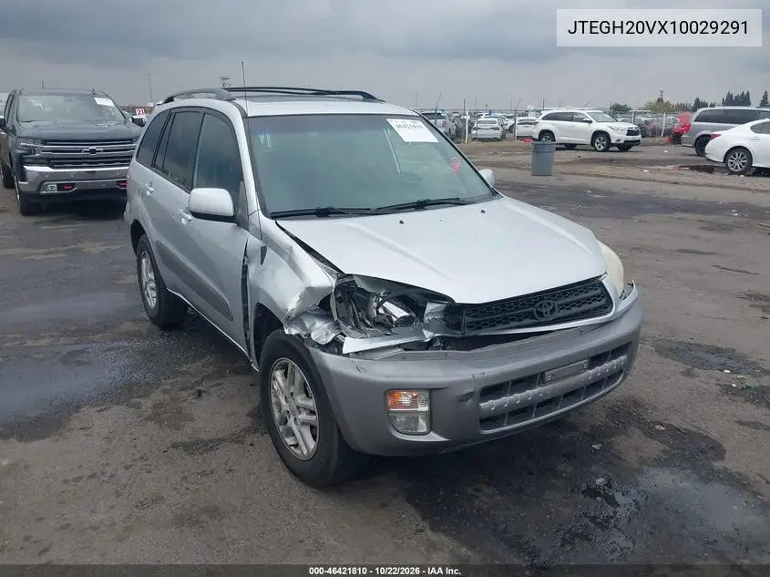 TOYOTA RAV 4 2001, VIN JTEGH20VX10029291
