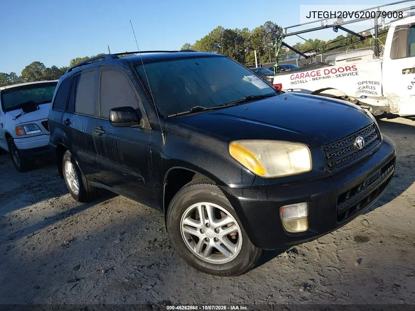 TOYOTA RAV 4 2002, VIN JTEGH20V620079008