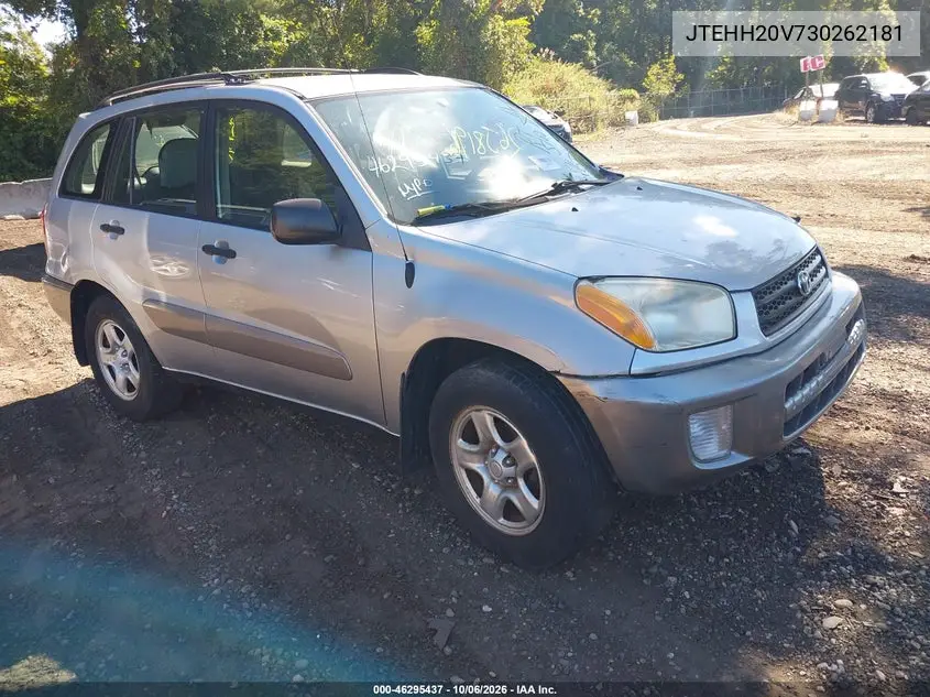 TOYOTA RAV 4 2003, VIN JTEHH20V730262181