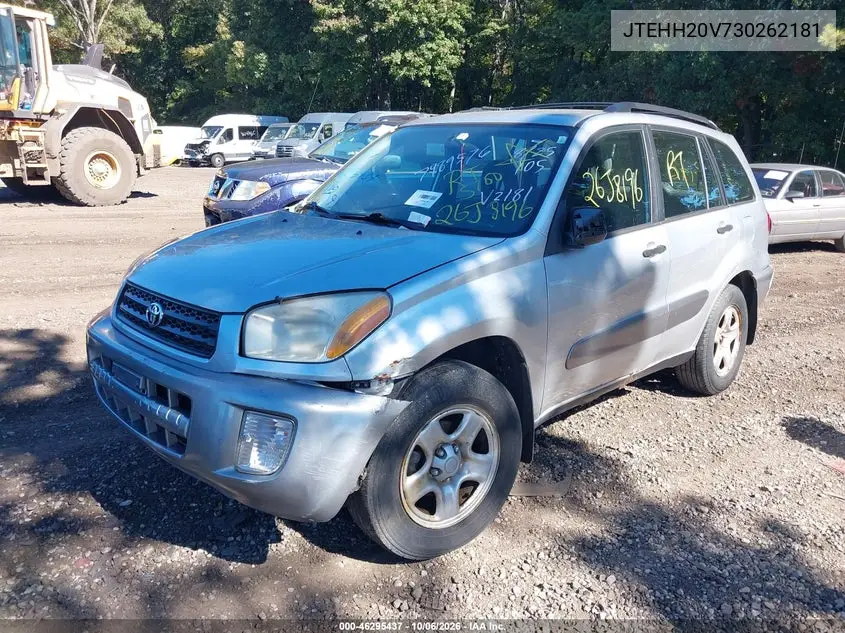 2003 TOYOTA RAV 4 VIN JTEHH20V730262181 — фото 2