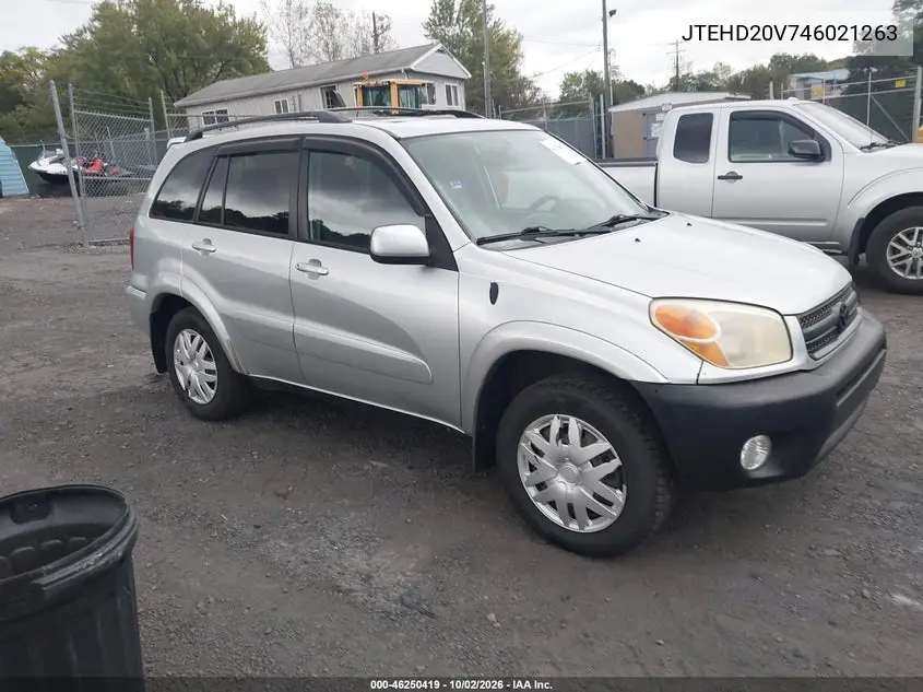TOYOTA RAV 4 2004, VIN JTEHD20V746021263