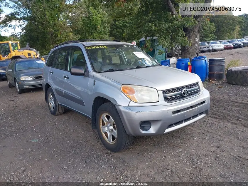 TOYOTA RAV 4 2005, VIN JTEGD20VX50063975