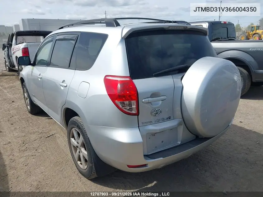 2006 TOYOTA RAV 4 VIN JTMBD31V366004350 — фото 3
